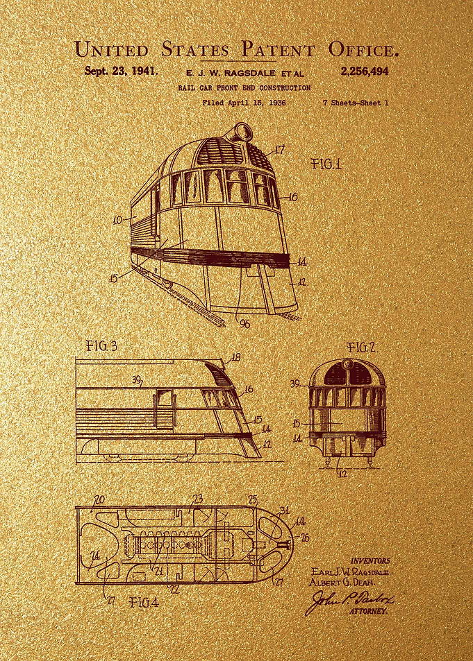 24 Zephyr Train Patent Pr