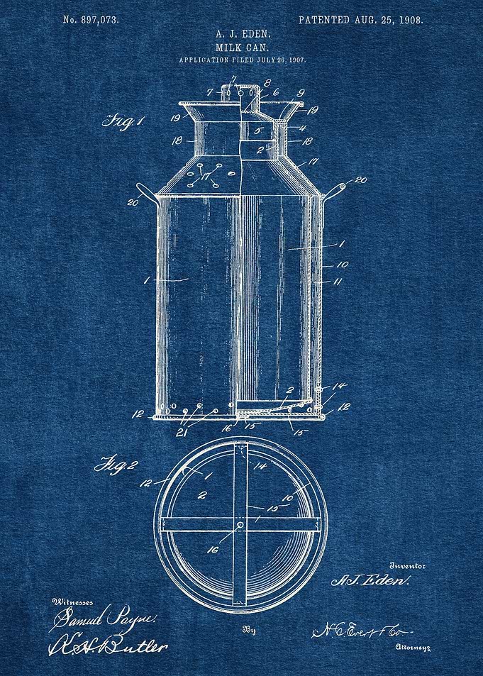 1908 Milk Can