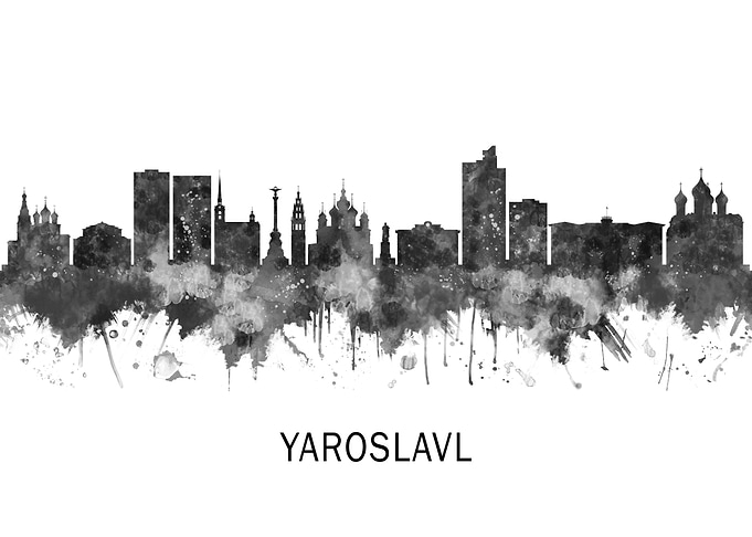 Yaroslavl Russia Skyline