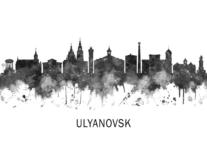 Ulyanovsk Russia Skyline