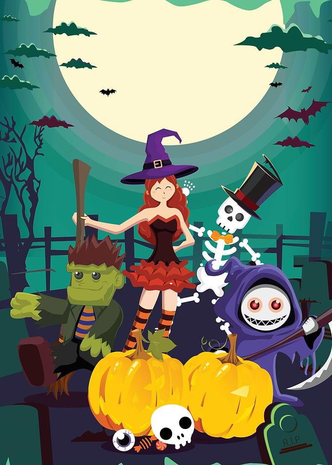The cute witch