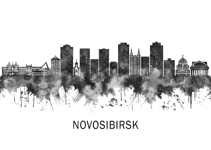 Novosibirsk Russia Skyline