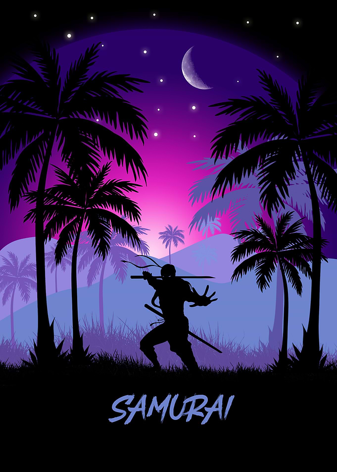 Samurai In Beach