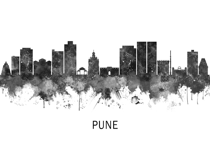 Pune Maharashtra Skyline