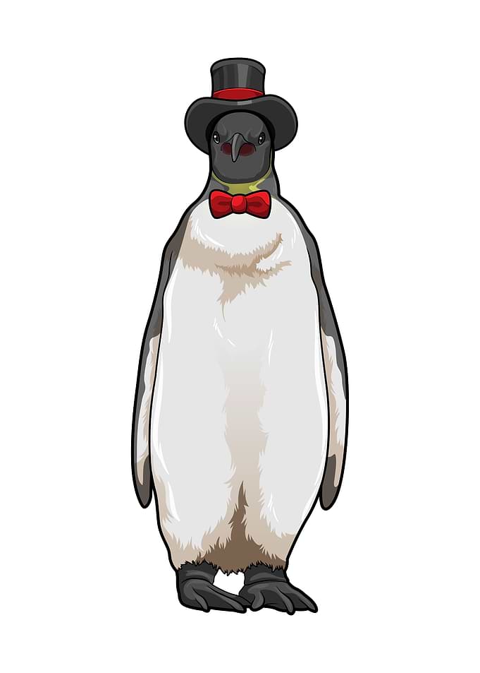 Penguin Gentleman Hat