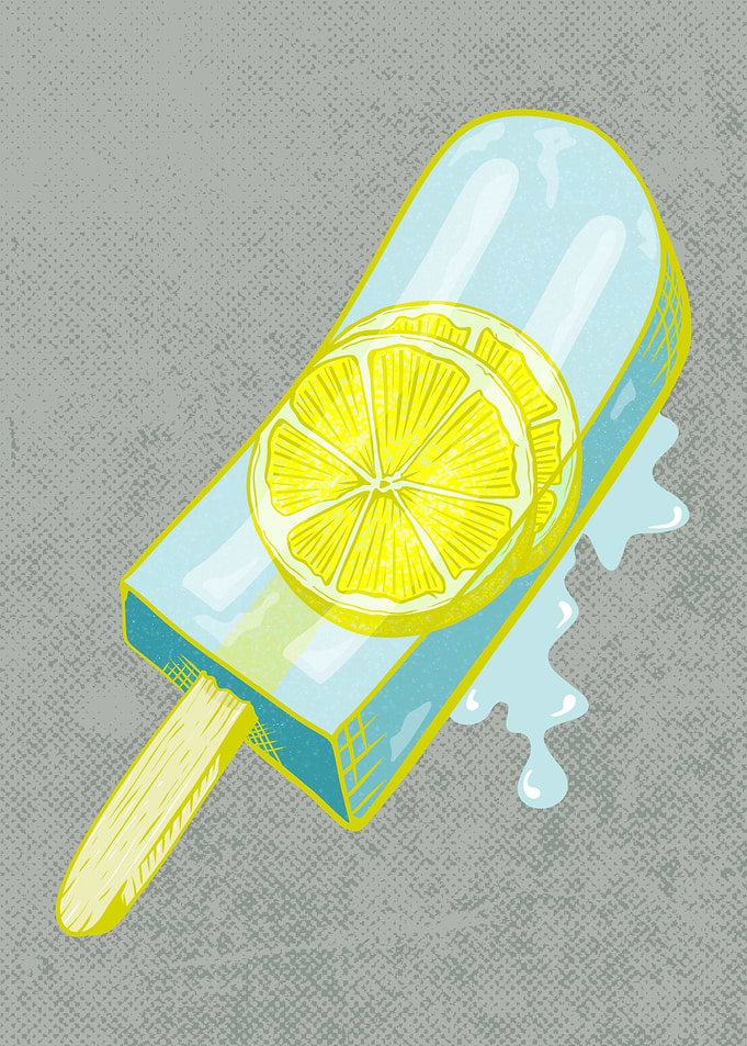 Lemon Ice block
