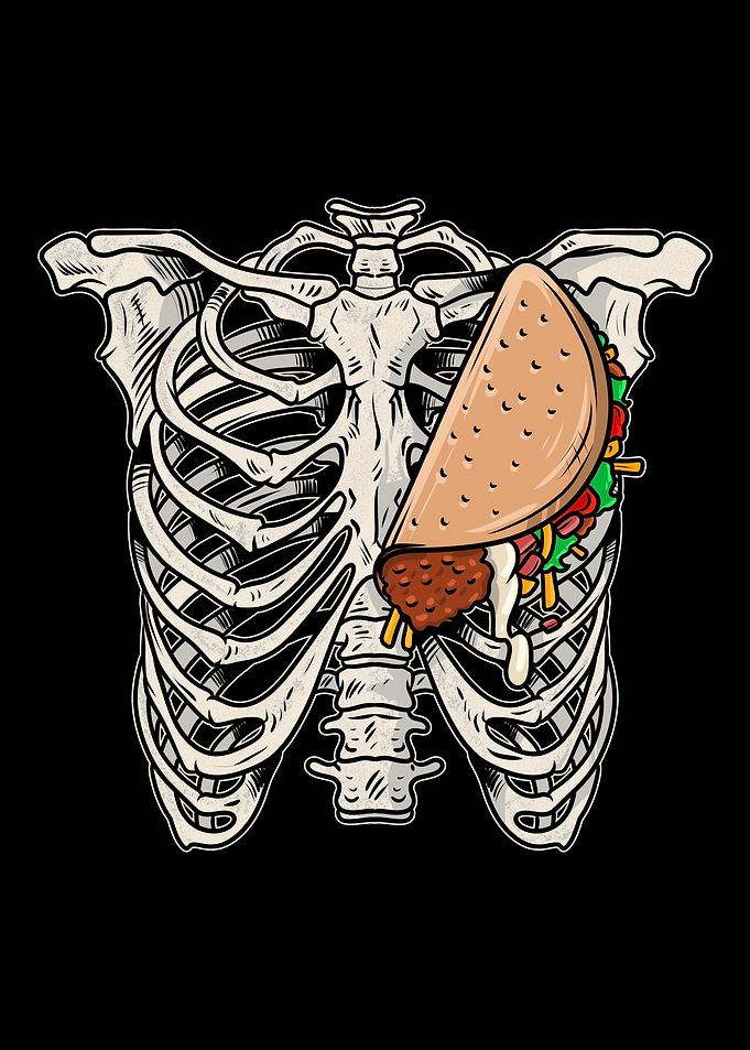 Halloween Skeleton Taco Co