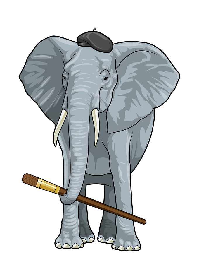 Elephant Painter Paint