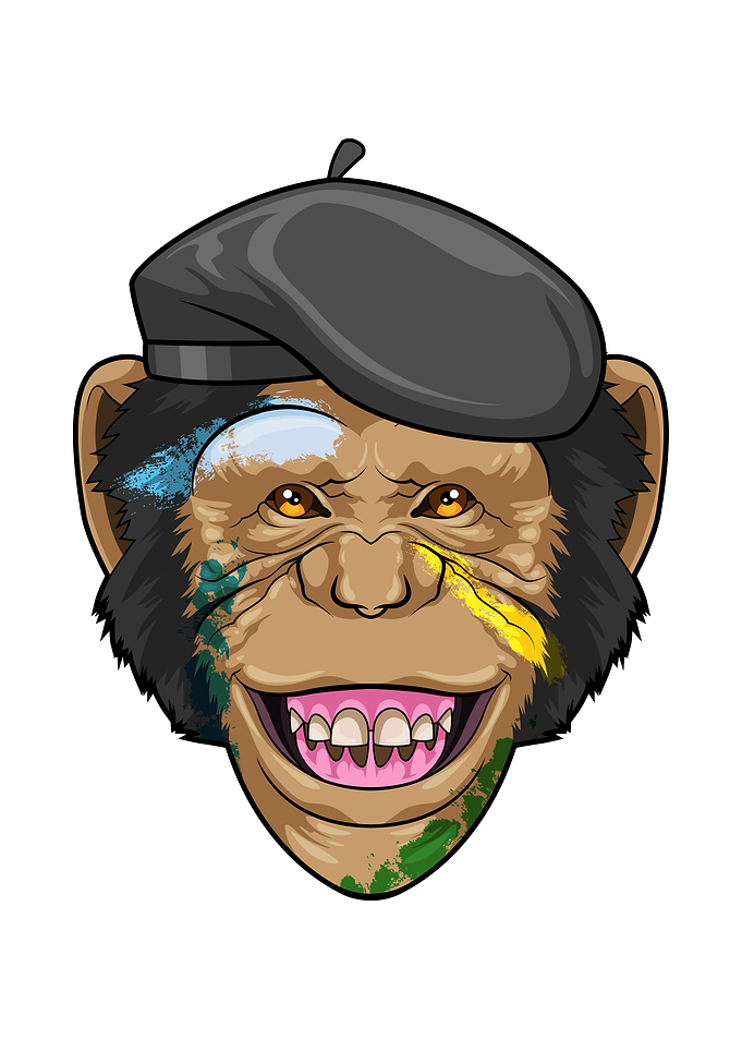 Monkey Painter Colour