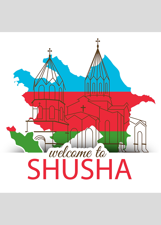 Cathedral in Shusha city