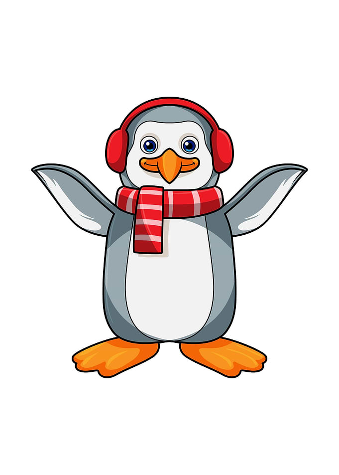 Penguin Winter Scarf