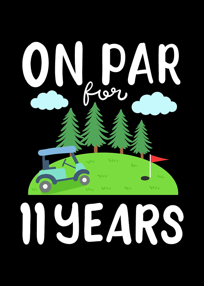 11th Birthday Golf Cart