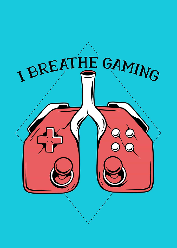 Lung gamer minimalist