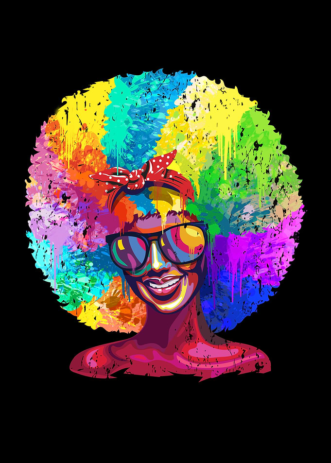 Melanin Queen Afro Women