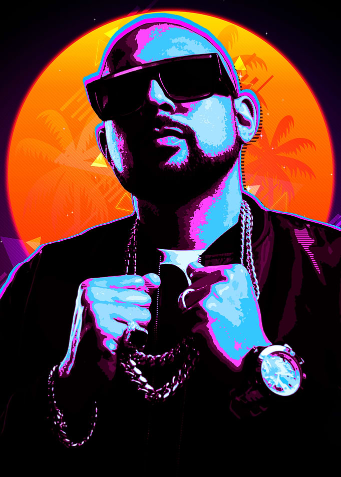 Sean paul retro poster