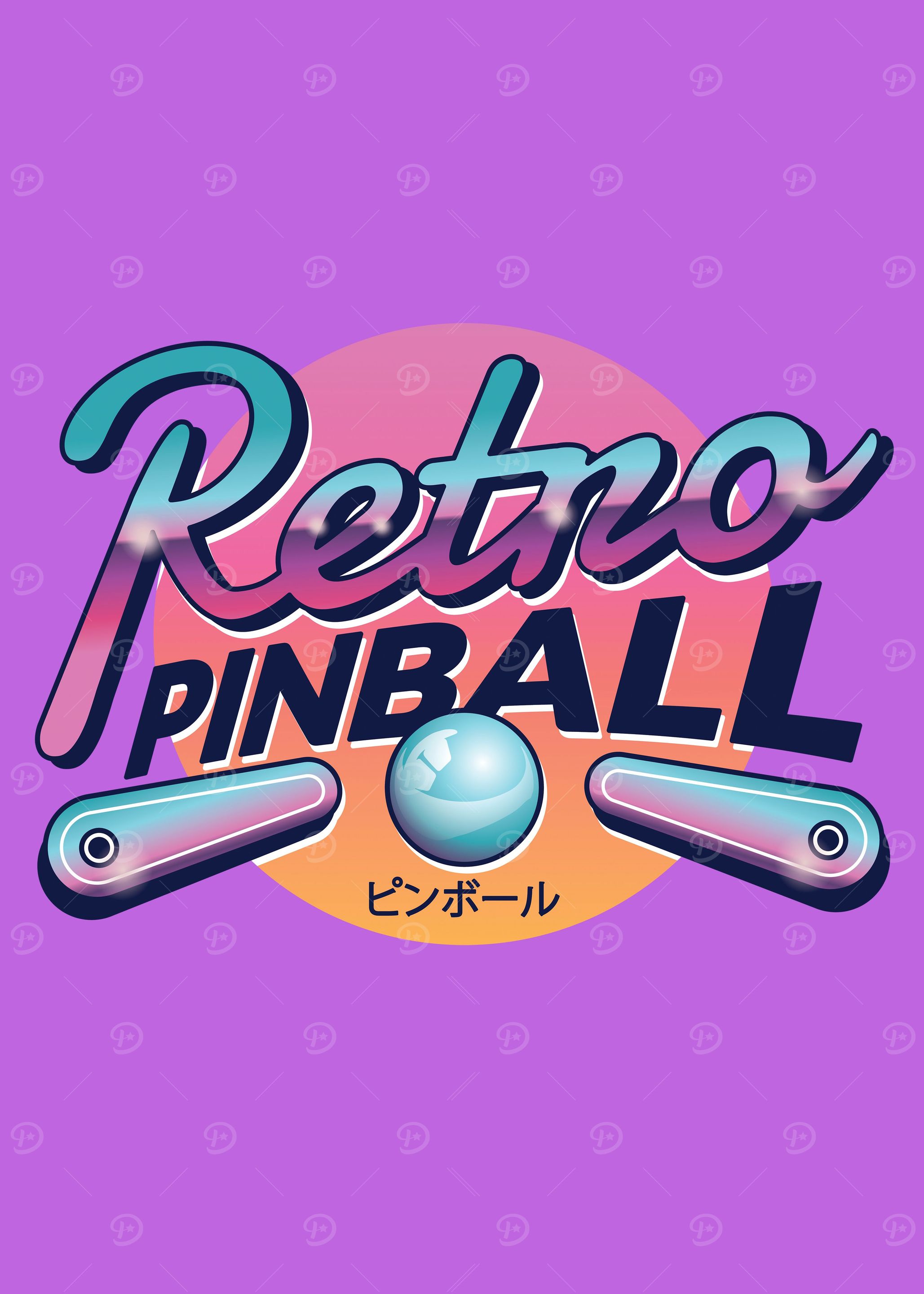Pinball retro minimalist