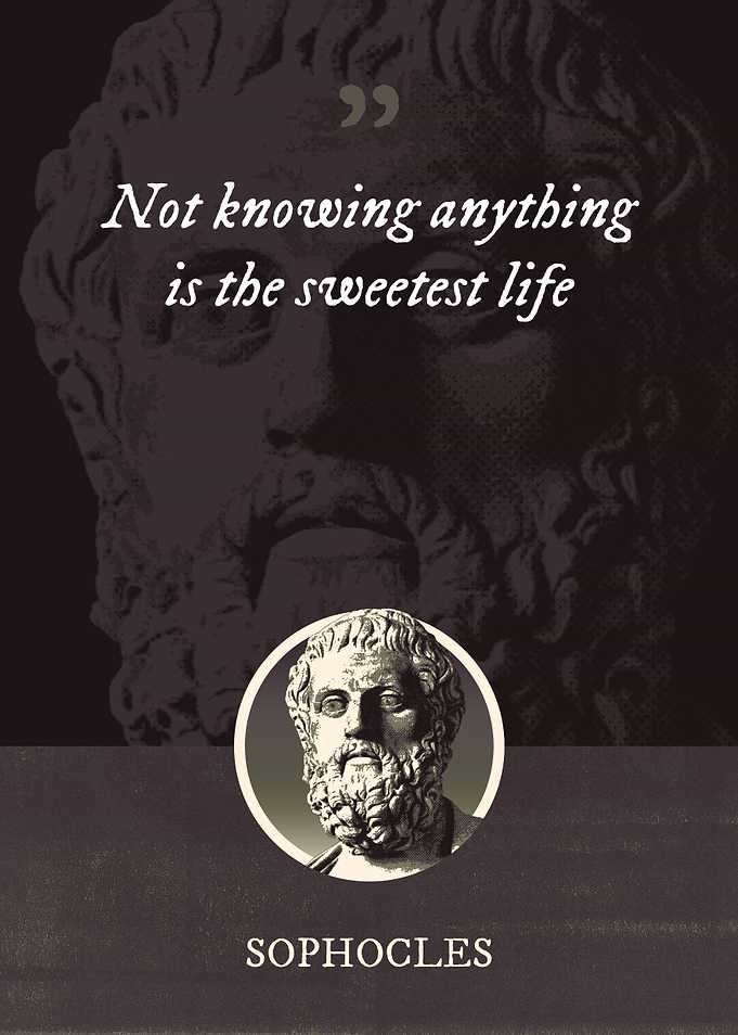 Not knowing anything is