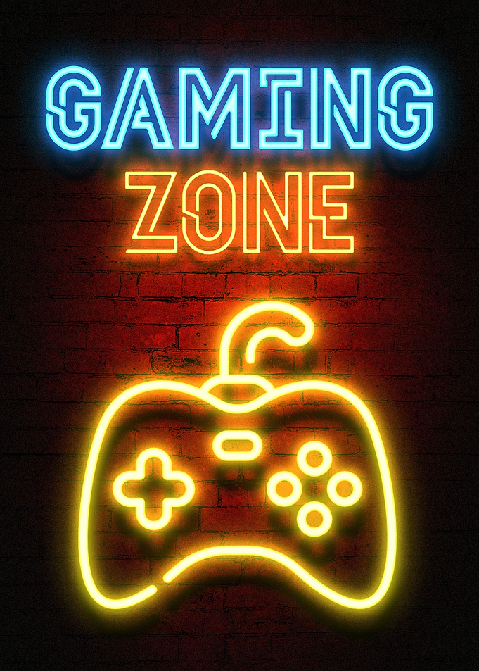 neon video games