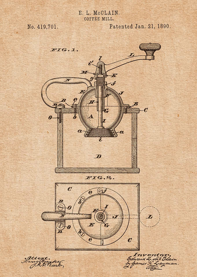 1890 Coffee Mill