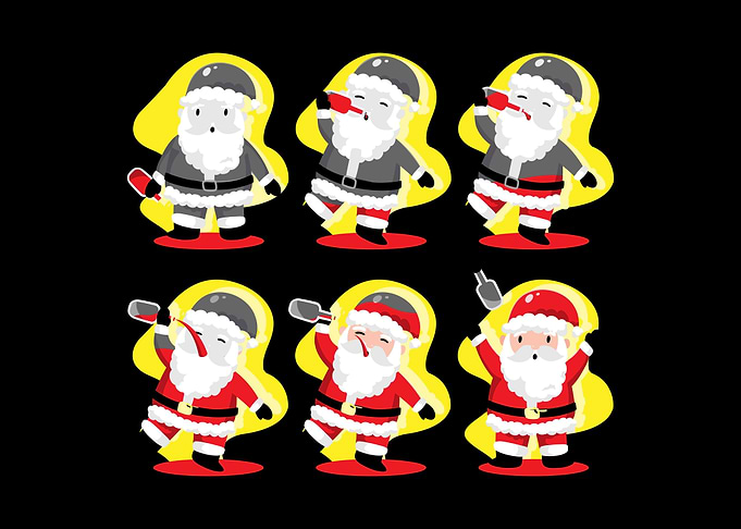 Drinking Santa Claus
