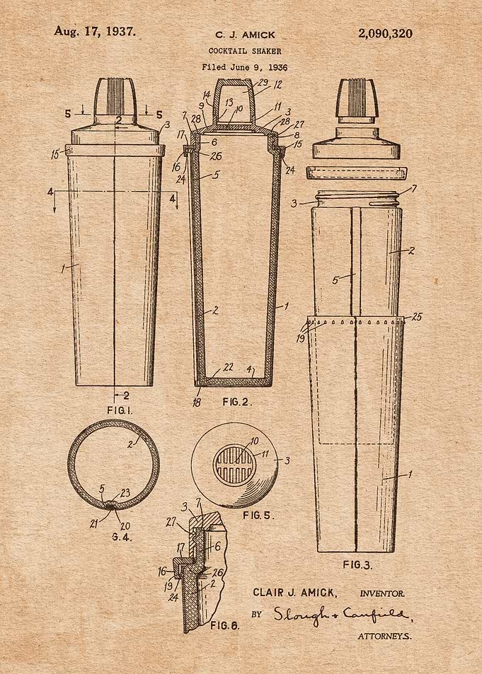 1937 Cocktail Shaker
