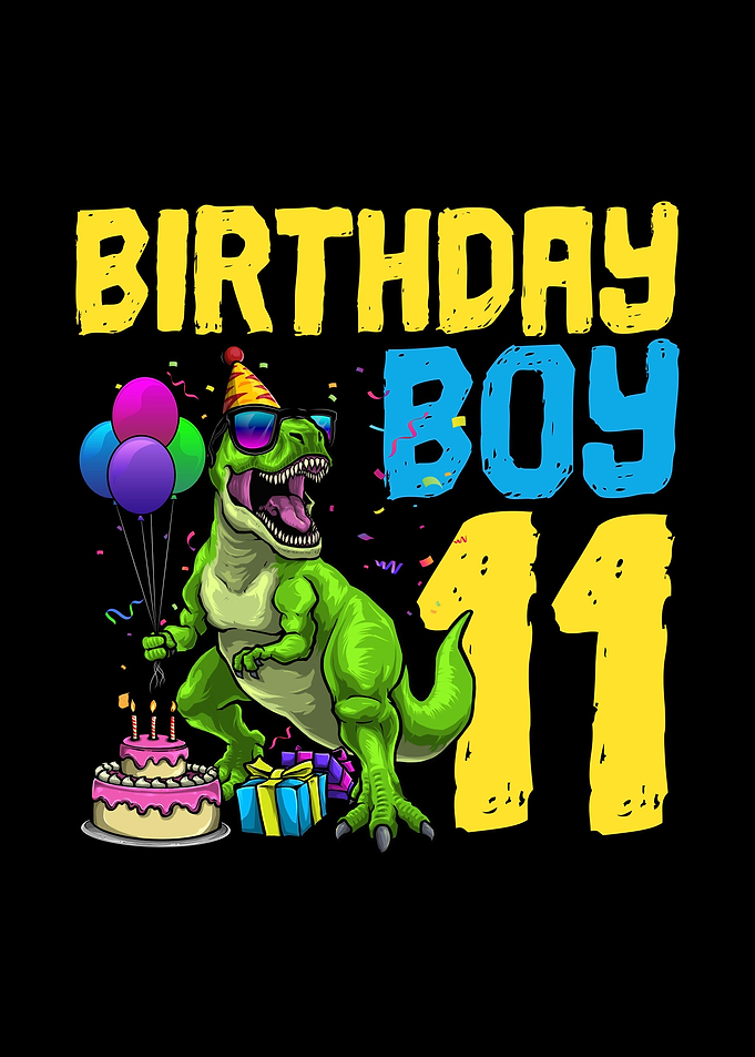 11th Birthday Dinosaur