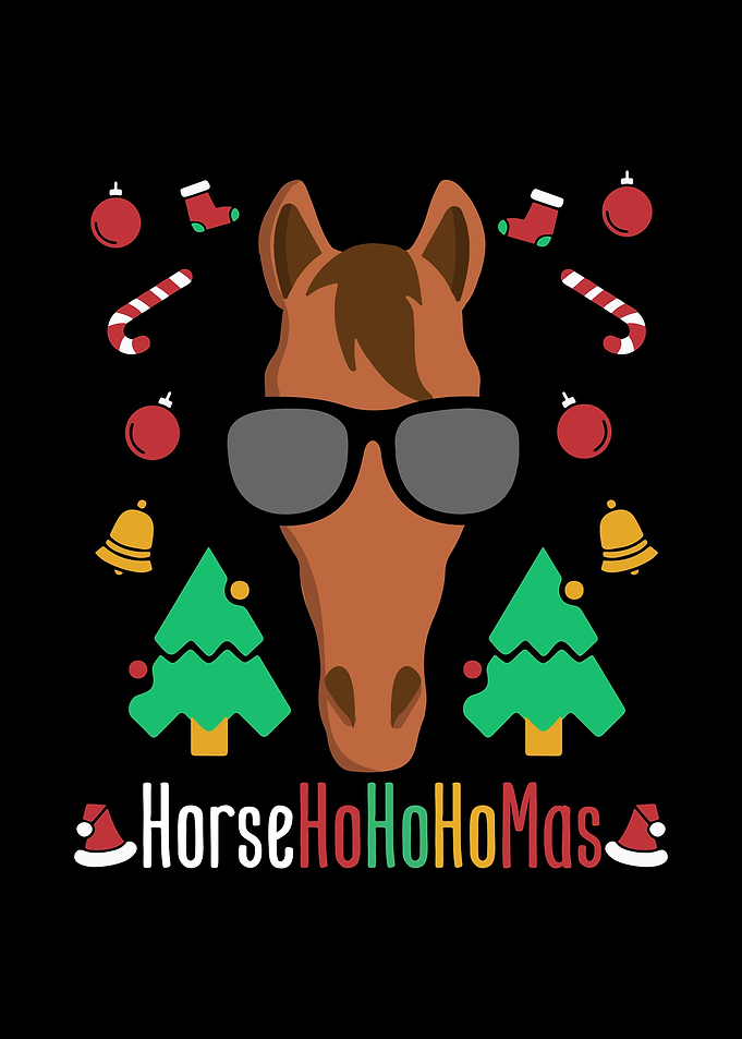 Christmas Horse Pony