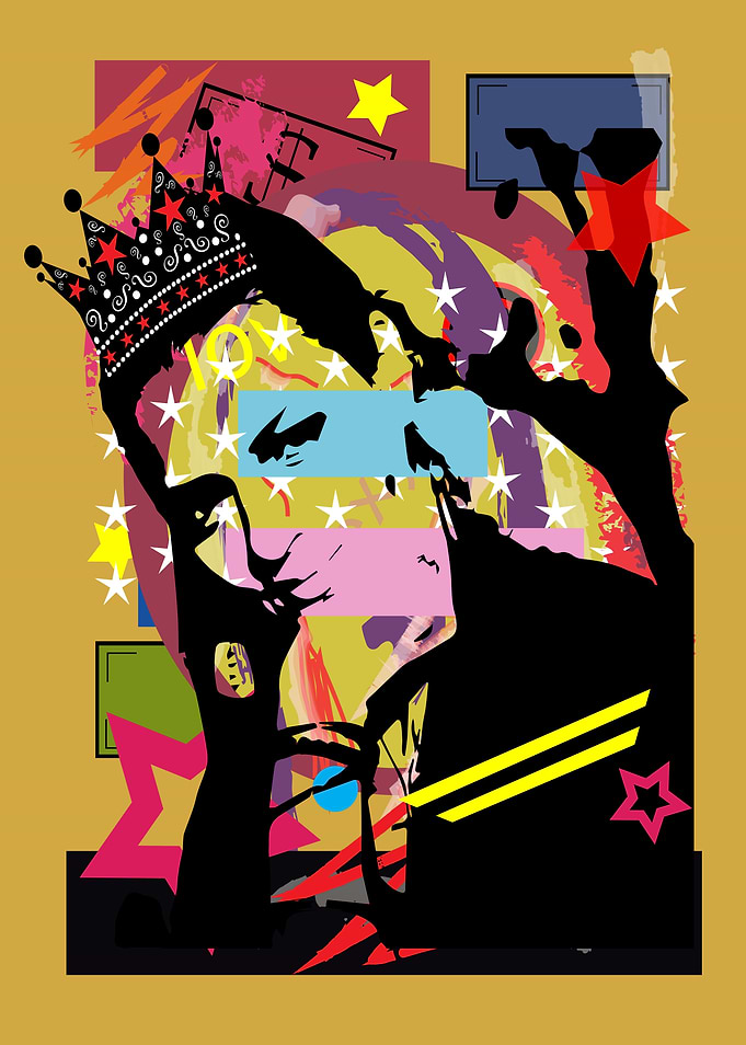 Queen girl with crown and