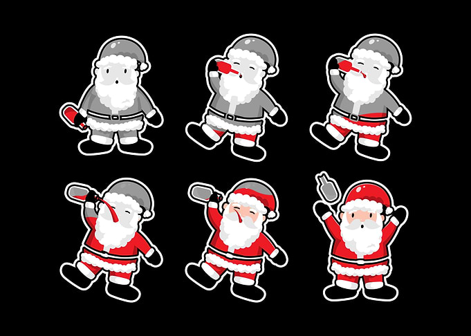 Drinking Santa Claus