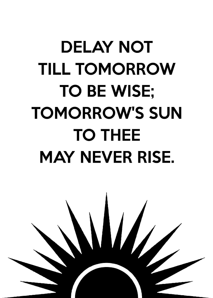 Delay Not Wisdom Congreve