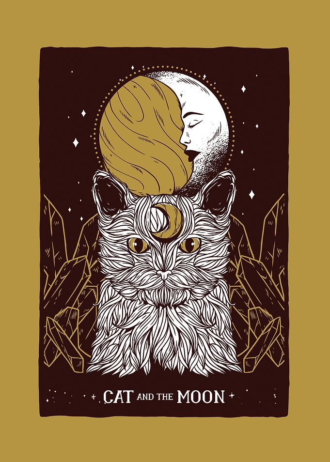 Cat in the moon