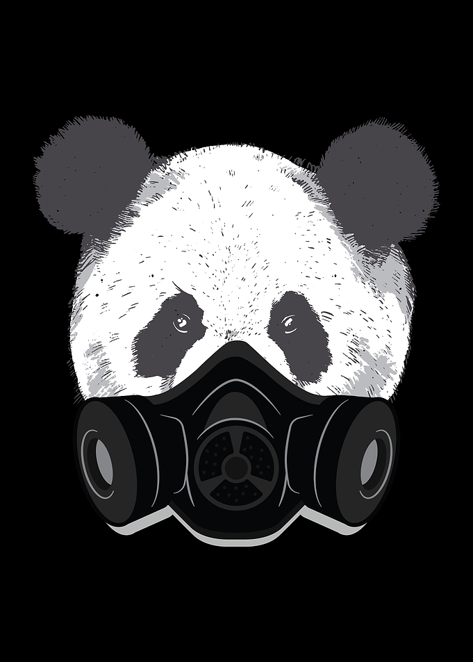 Gas mask bad panda