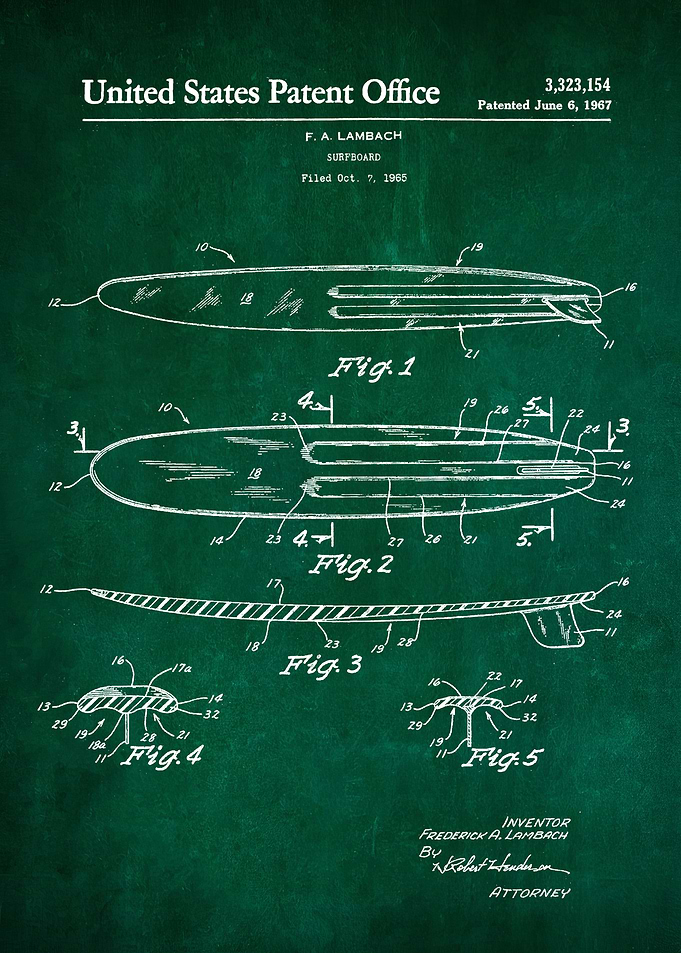 61 Surfboard Patent