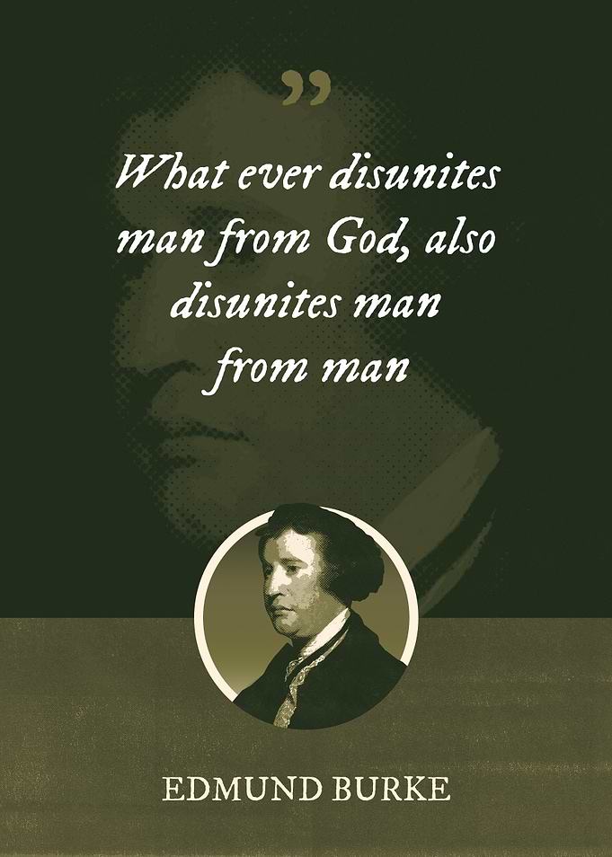 What ever disunites man