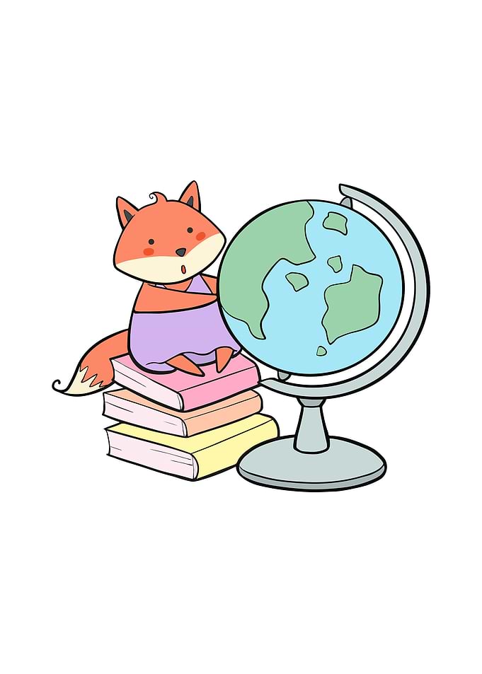 Fiona Fox Studying