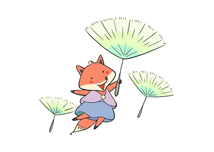 Fiona Fox Dandelion Wishes
