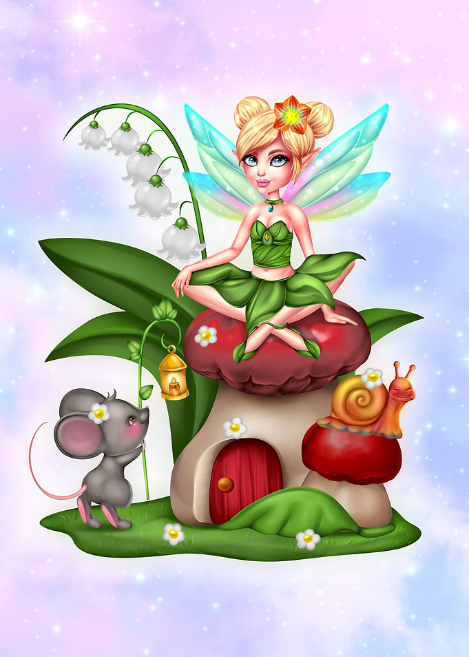 Fantasy Fairy Mushroom