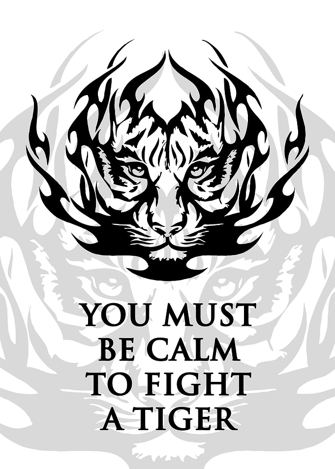 Tiger Thai Proverb