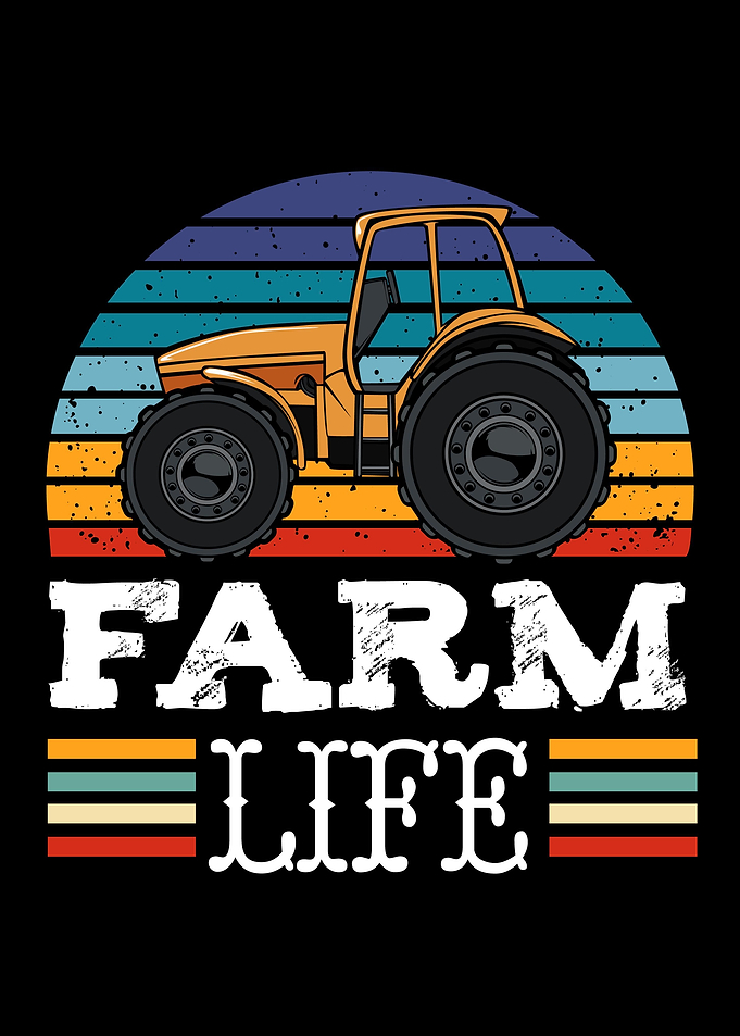 Peaceful Life On A Farm Ag