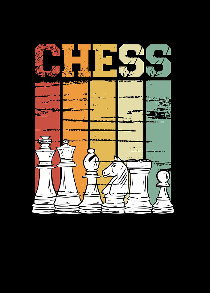 Chess figure retro vintage