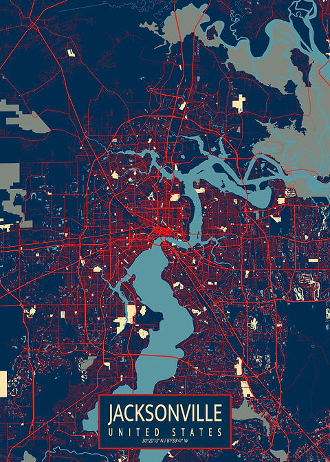 Jacksonville City Map Hope