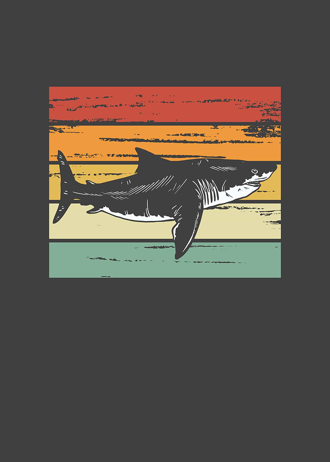 Shark retro vintage