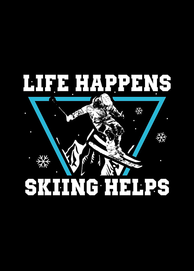 Skiing Ski Christmas Gift