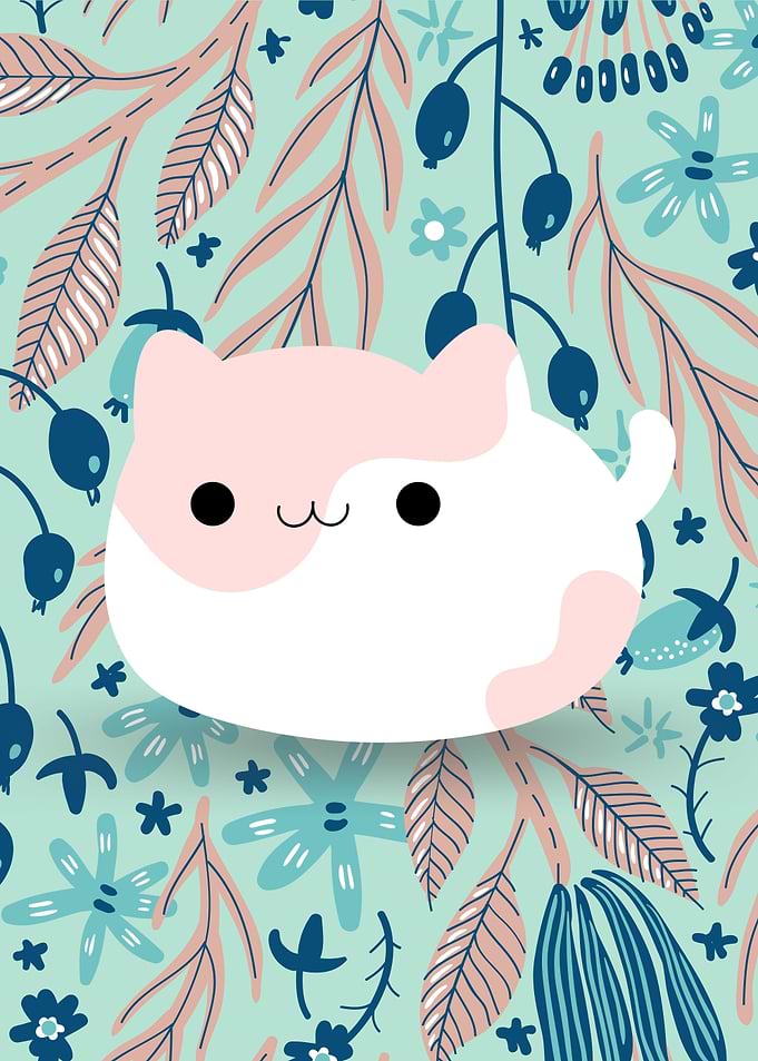 Cute Cat Illustration