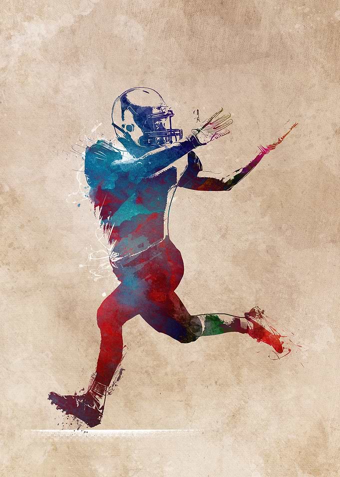 American football player
