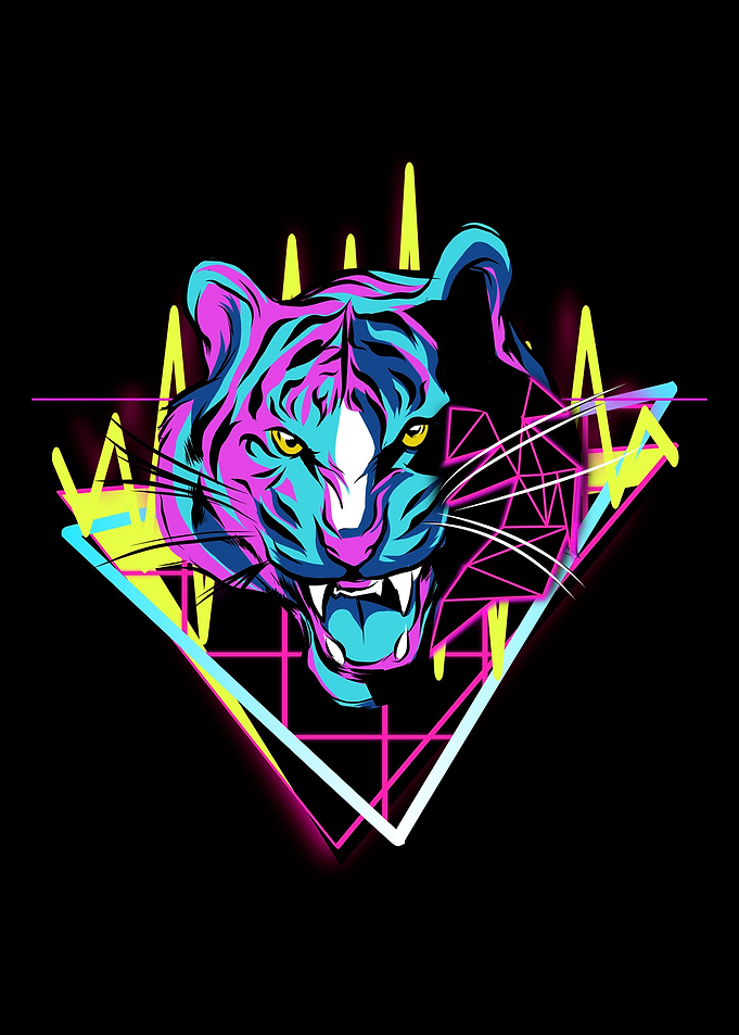 neon tiger