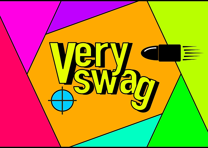 Very swag pop art wording