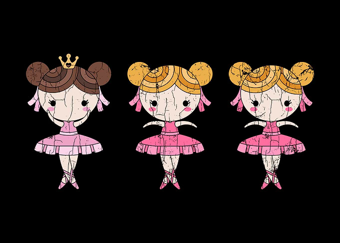 Funny Cute Ballerina Balle