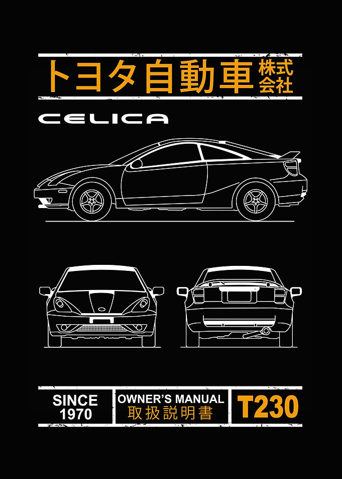 Blueprint of the Celica 7