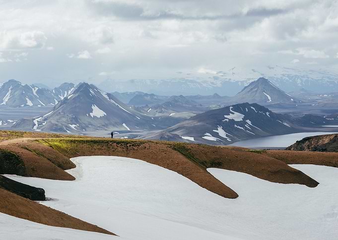 Snowy mountains